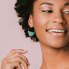 Prism Earring Turquoise- Stone of the Sky