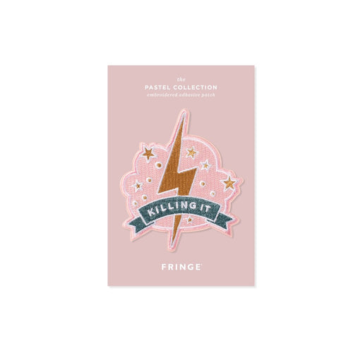 Killing It Embroidered Patch - vibestyle