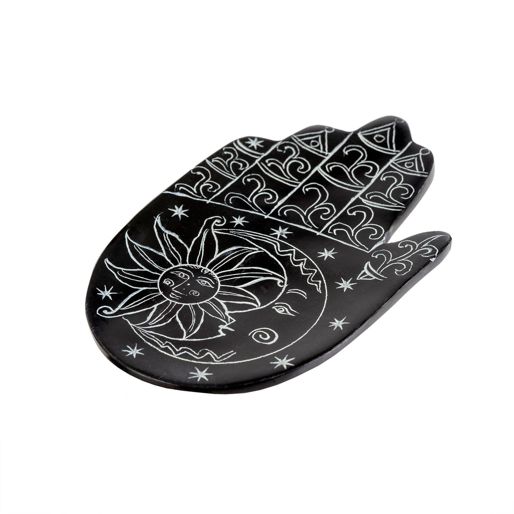 Celestial Soapstone Hand Incense Holder Indaba Canada