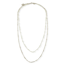 The Bailey Double Layered Glass Crystal Necklace