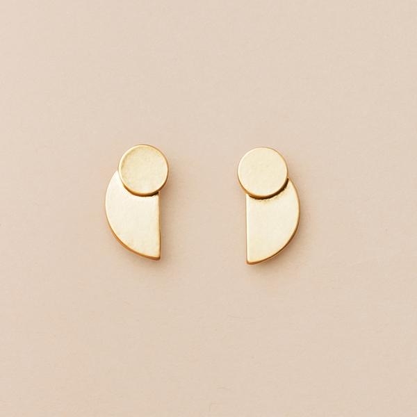 Scout Eclipse Studs Gold Vermeil Earrings Canada