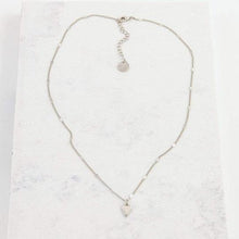 Lovers Tempo Canada Everly Heart Necklace Silver
