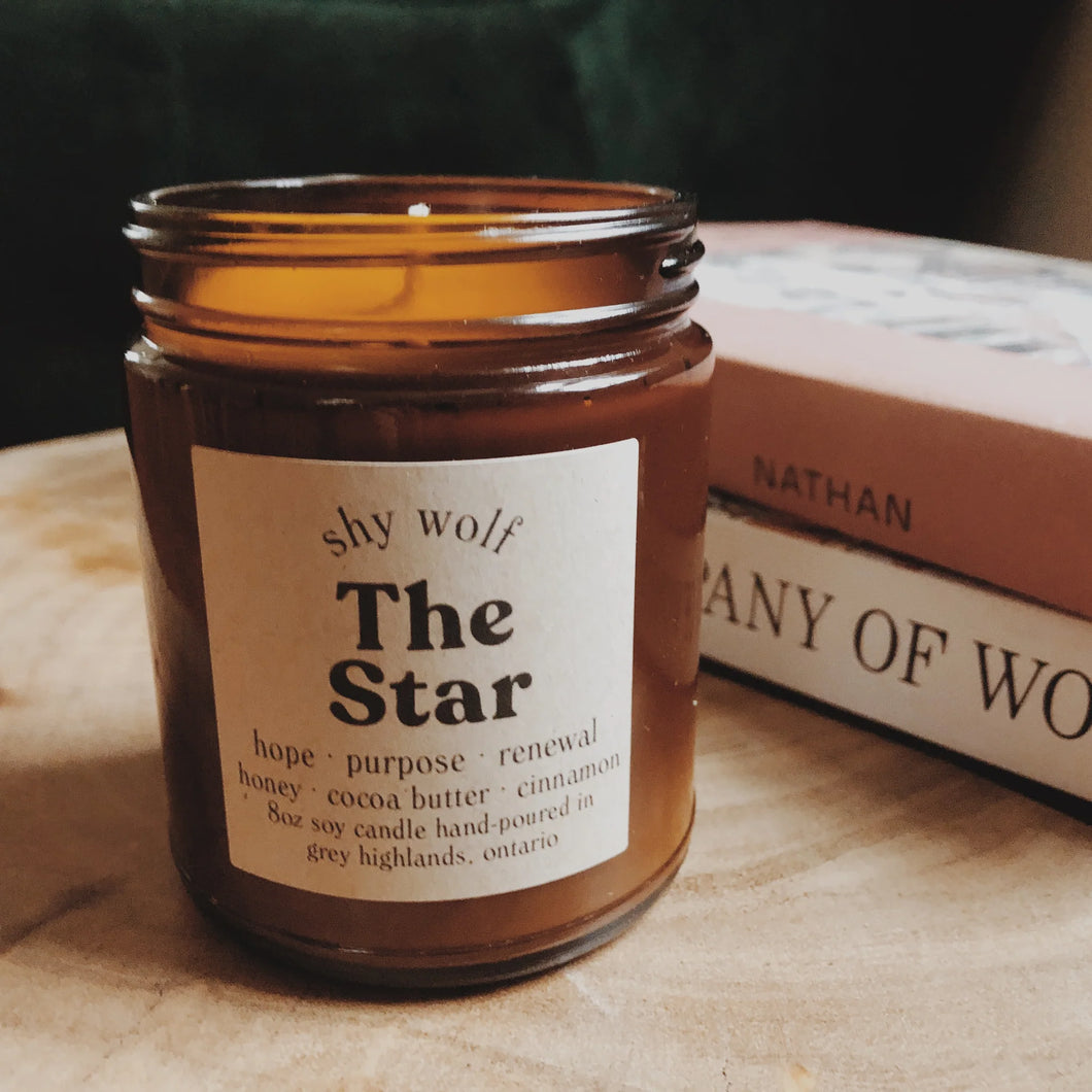 The Star Shywolf Soy Candle