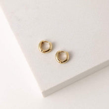 Bea 10mm Hoop Earrings - Silver & Gold