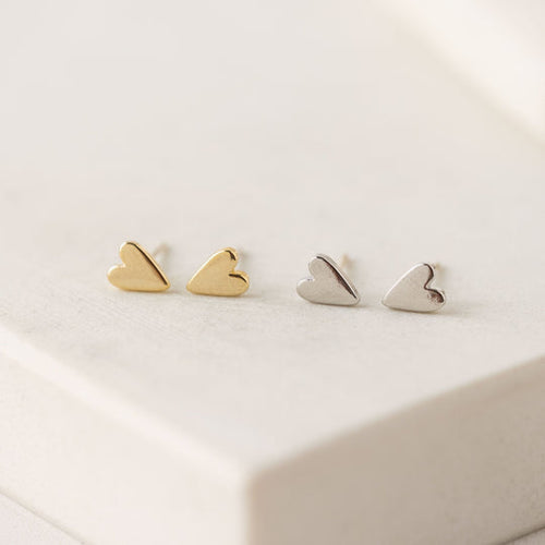 Everly heart Studs Canada Silver Gold Lovers Tempo