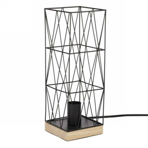 Square Industrial Table Lamp