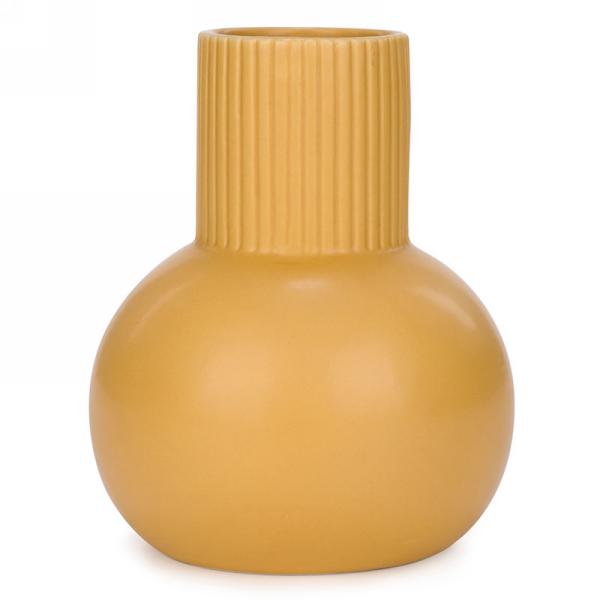 Yellow Ceramic Bubble Vase Canada