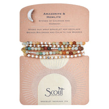 Scout Wrap Duo Pin Necklace Bracelet Amazonite Howlite Gemstone Jewelry Canada