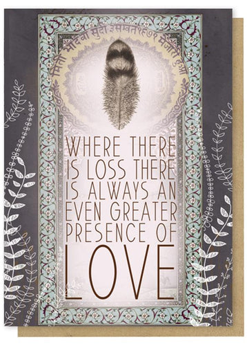 Presence of Love Sympathy Card