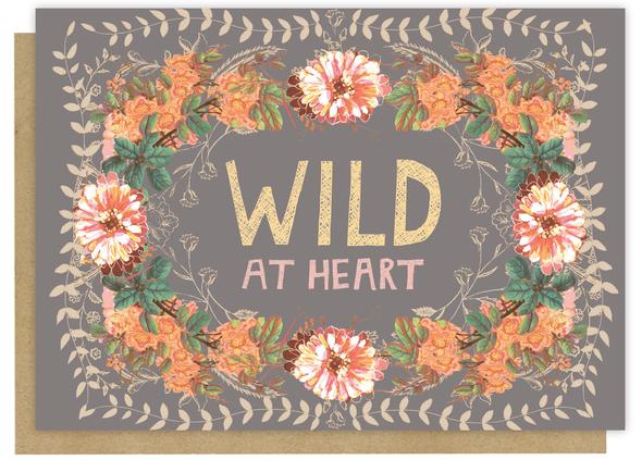 Wild at Heart Greeting Card
