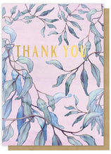 Papaya Greeting Card Eucalyptus Thank You