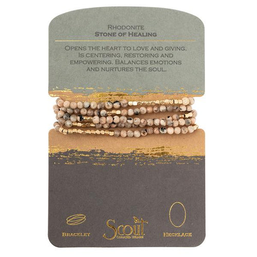 Scout Wrap Bracelet Rhodonite Canada