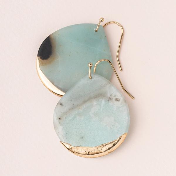 Amazonite Teardrop Earring