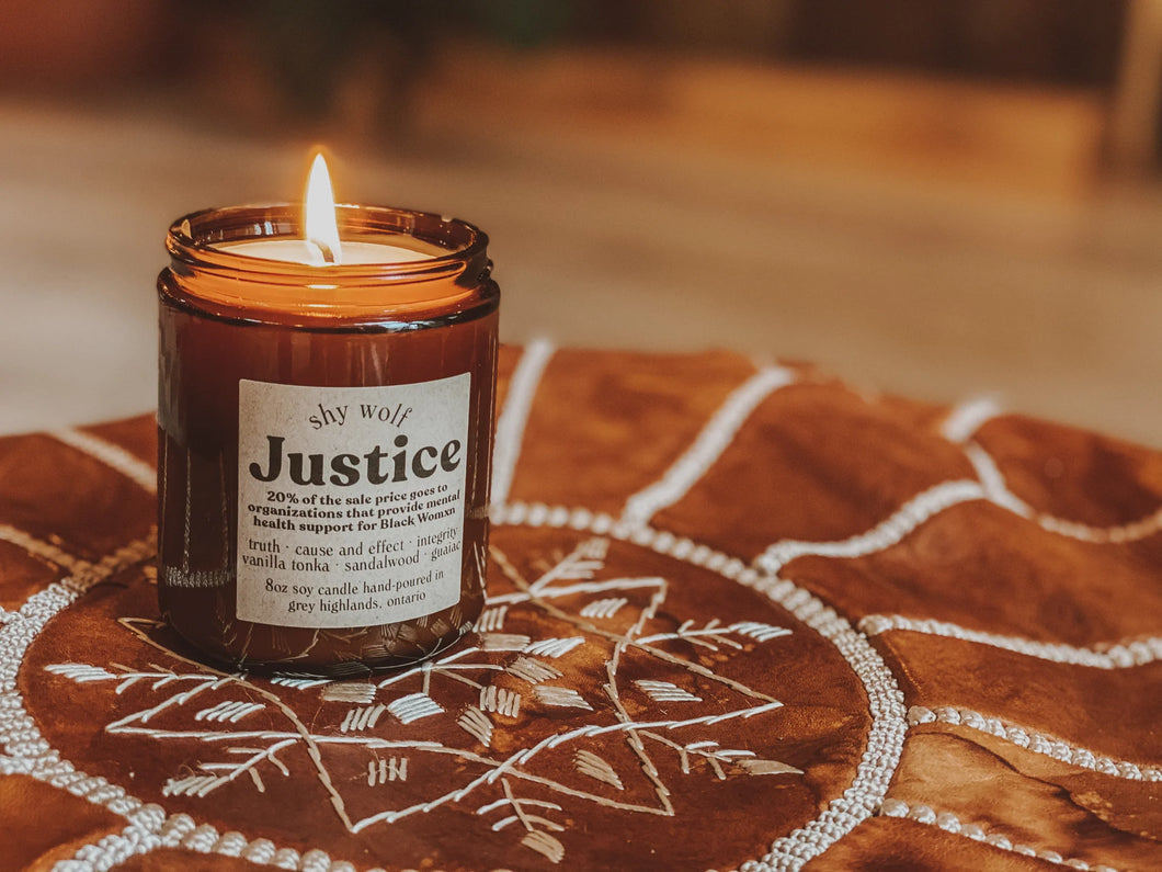 Justice Shywolf Soy Candle