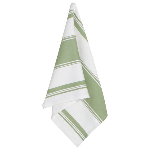 Sage Green Tea Towel Canada Striped Danica