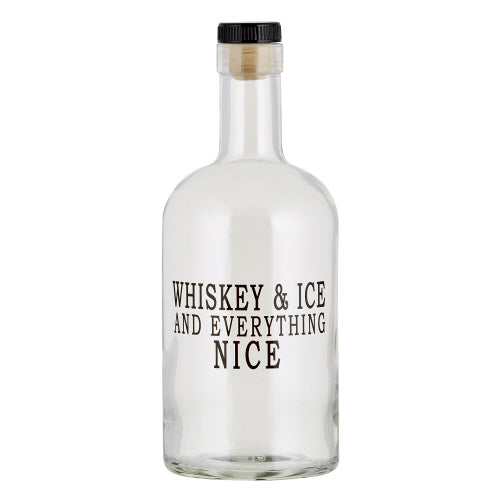 Whiskey and Ice Decanter